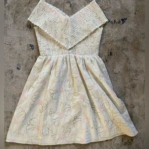 Endless Rose Embroidered Floral Smocked Dress